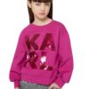 Суитшърт с пайети KARL LAGERFELD KIDS