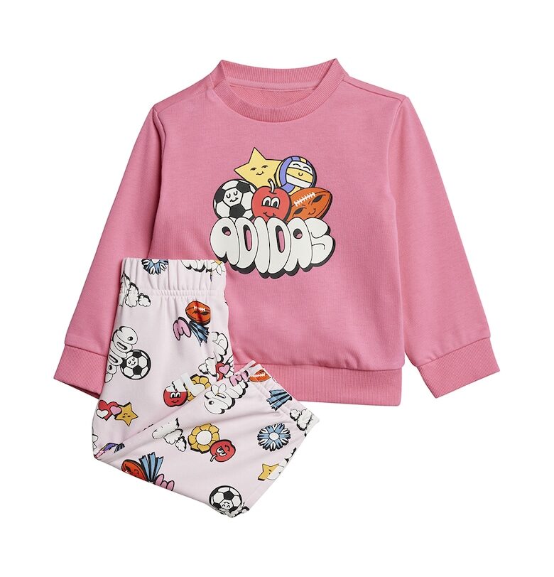 Суитшърт с принт и панталон - 2 части adidas Sportswear