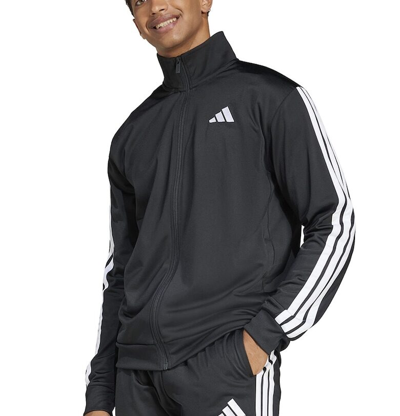 Суитшърт с цип и контрасти adidas Sportswear