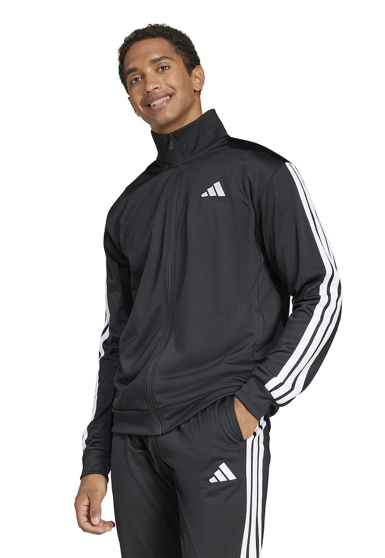 Суитшърт с цип и контрасти adidas Sportswear