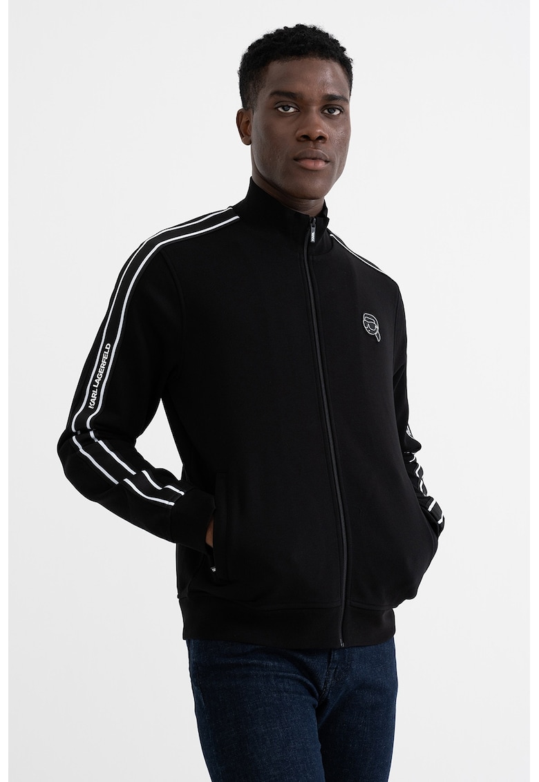 Суитшърт с цип и лого Karl Lagerfeld