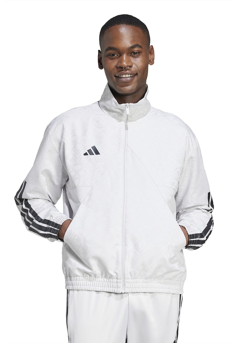 Суитшърт с цип и лого adidas Sportswear