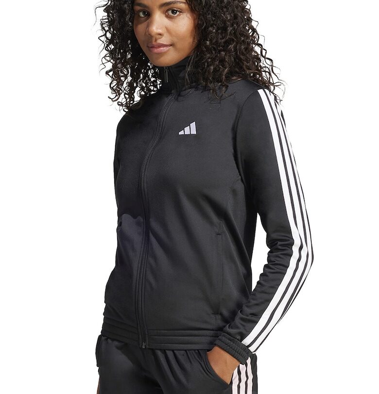 Суитшърт с цип и лого adidas Sportswear