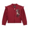 Суитшърт с цип и набирания GUESS KIDS
