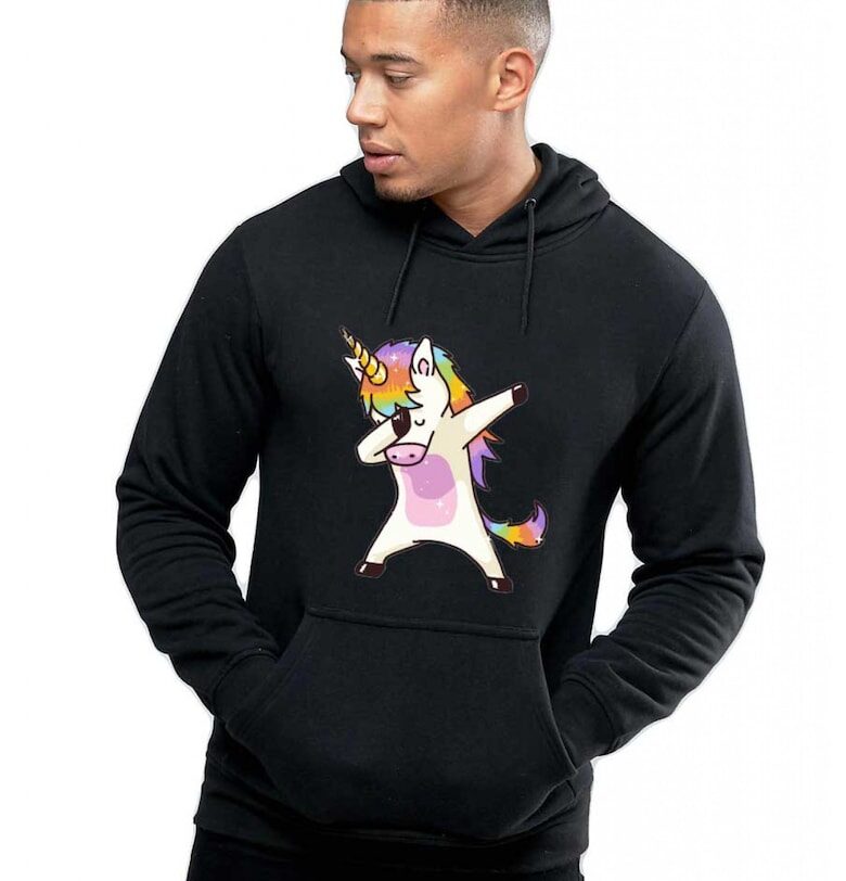 Суичър Cool Unicorn - С качулка - Мъже THEICONIC