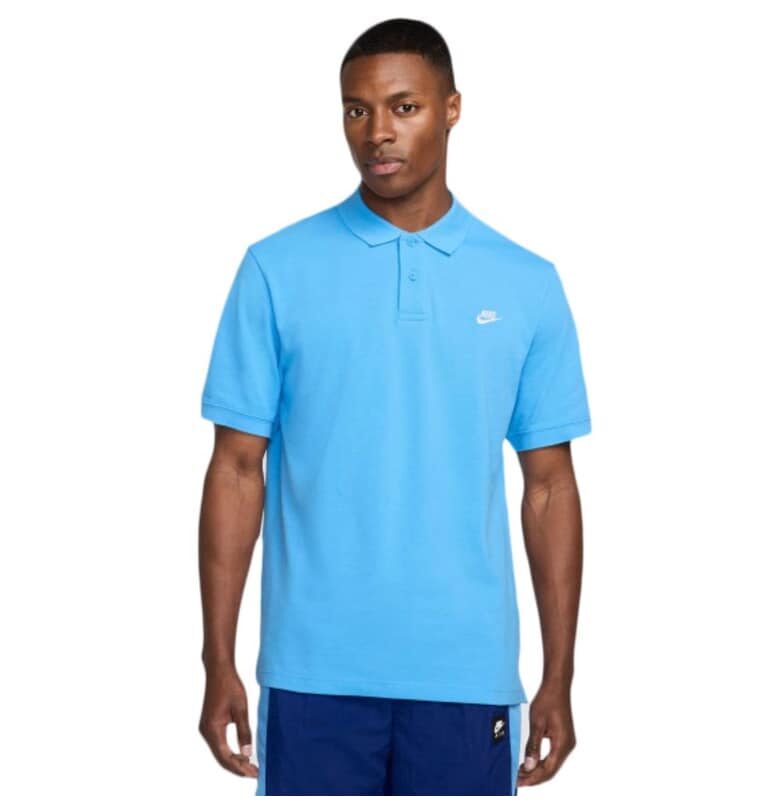 Тениска  Club Polo FN3894-412 - Мъжка - Синя Nike