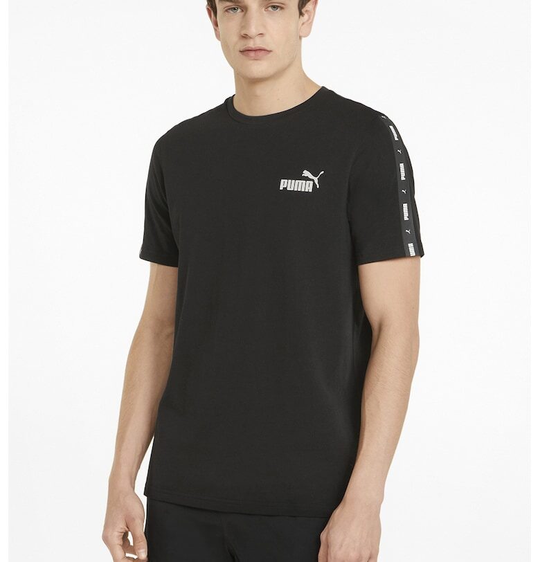 Тениска Essentials+ с овално деколте и лого Puma