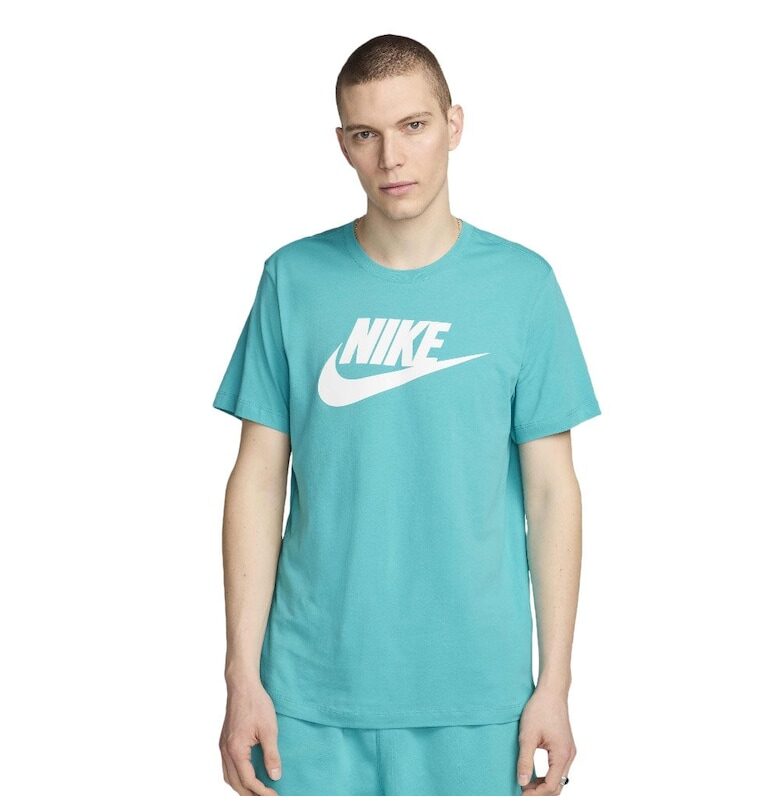 Тениска  Icon Futura AR5004-345 - мъжка - тюркоазена Nike