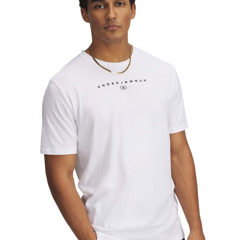 Тениска Stacked с лого Under Armour