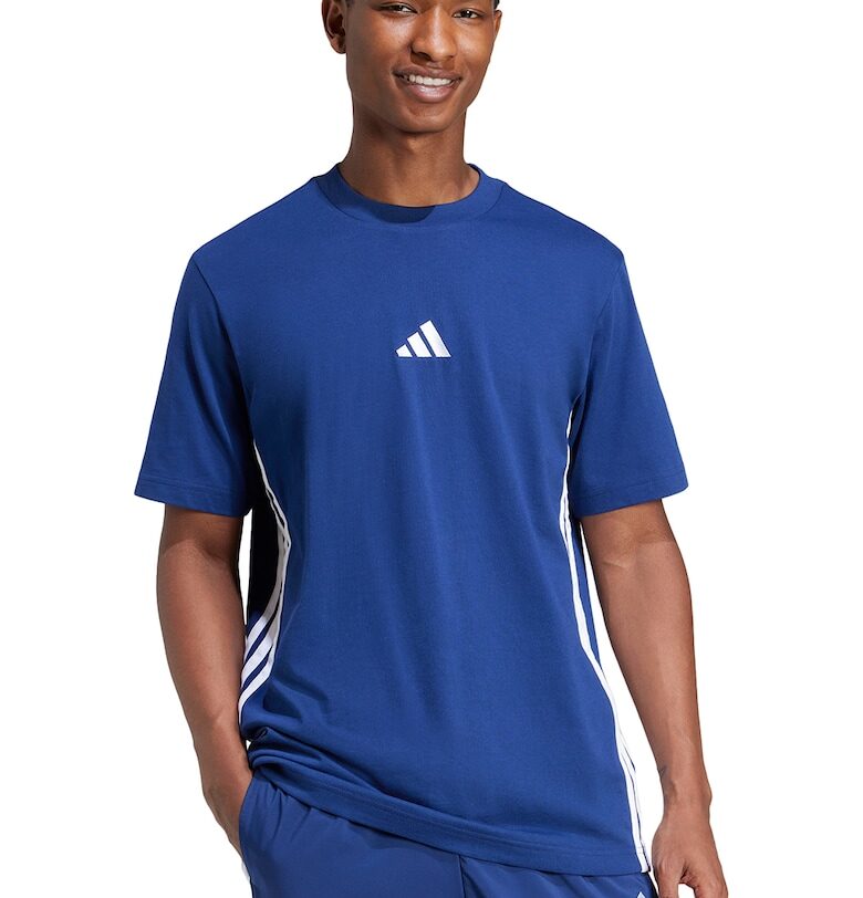 Тениска от памук с овално деколте и лого adidas Sportswear