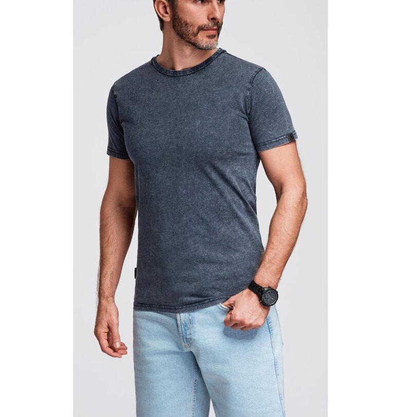 Тениска с избелял ефект  OM-TSWT-0116 OMBRE