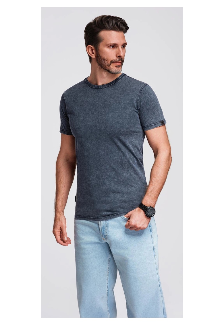 Тениска с избелял ефект OM-TSWT-0116 OMBRE