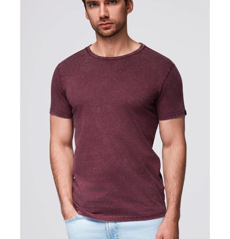 Тениска с избелял ефект  OM-TSWT-0116 OMBRE