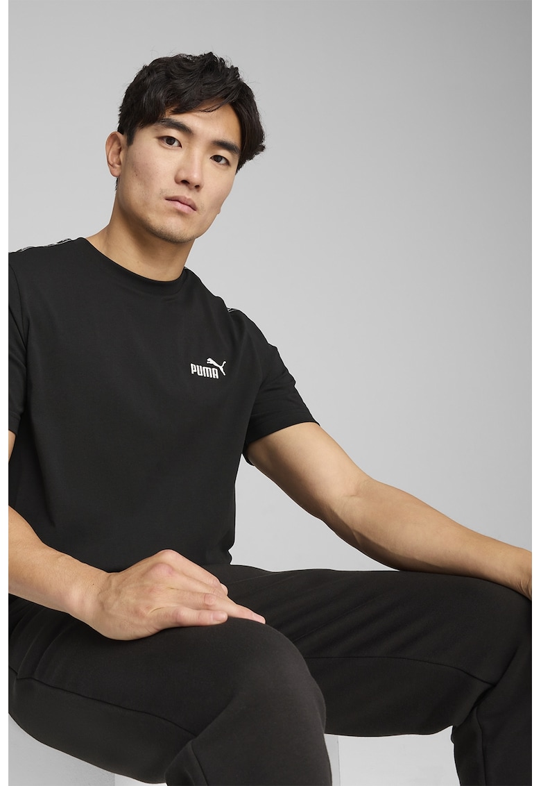 Тениска с овално деколте и лого Puma