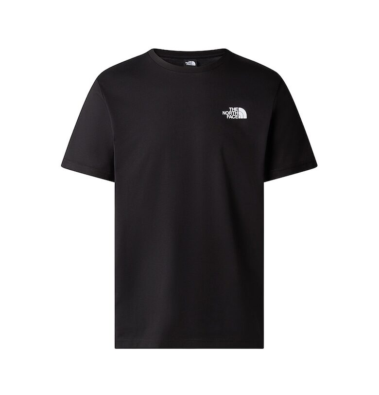 Тениска с овално деколте и лого на гърба The North Face