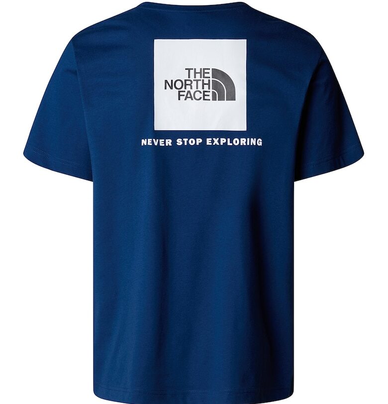 Тениска с овално деколте и лого на гърба The North Face