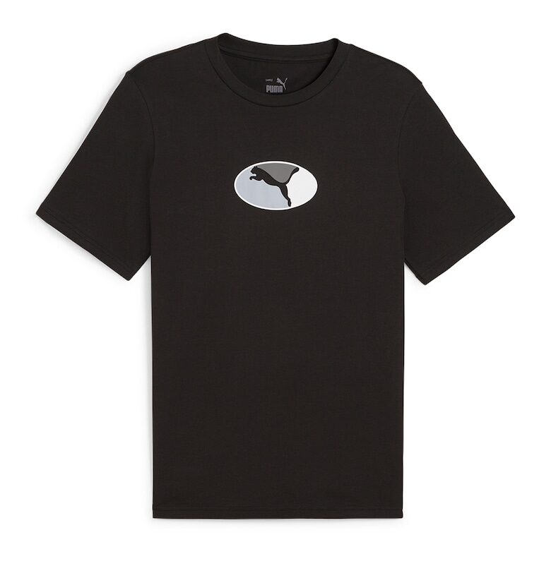 Тениска с овално деколте и монограм Puma