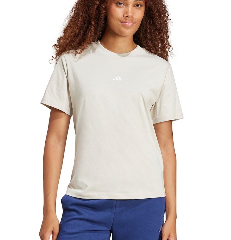 Тениска с овално деколте с лого adidas Sportswear