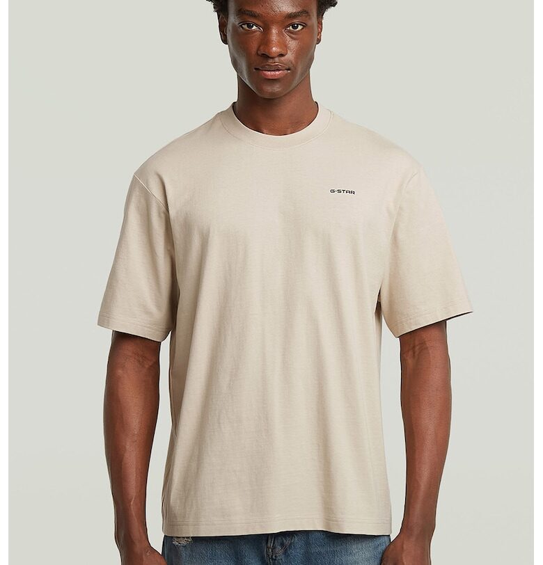 Тениска с органичен памук с лого G-STAR