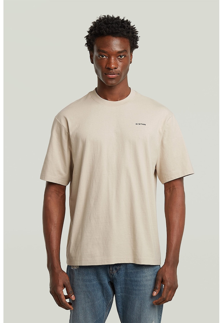 Тениска с органичен памук с лого G-STAR