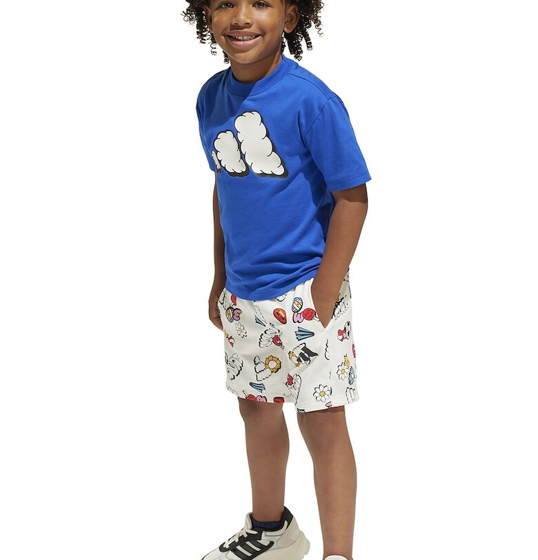 Тениска с принт и шорти - 2 части adidas Sportswear