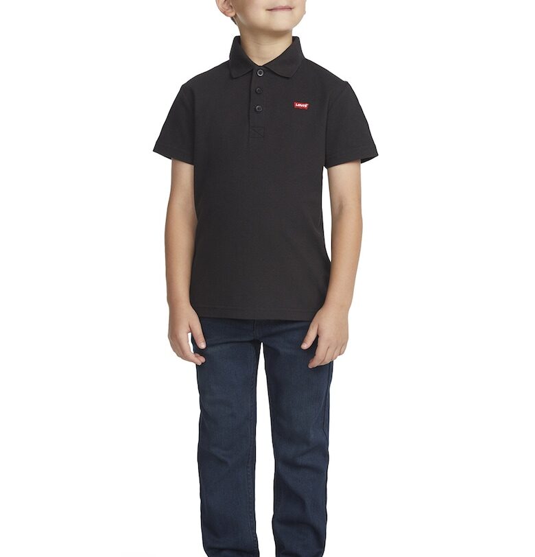 Тениска с яка и лого Levis