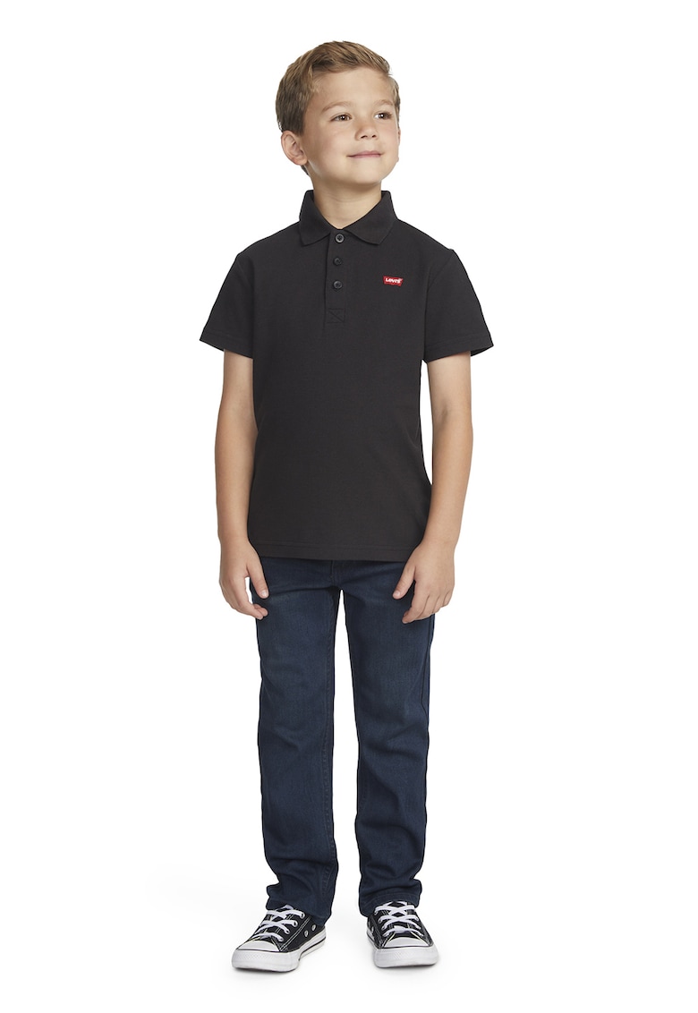 Тениска с яка и лого Levis