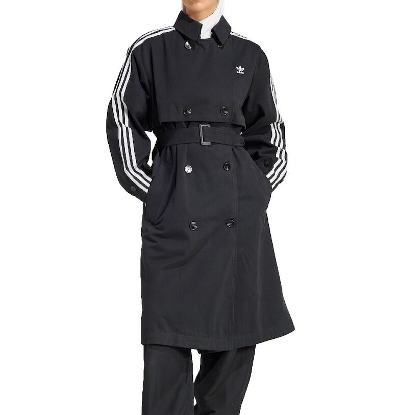 Тренч Adicolor с двуредно закопчаване adidas Originals