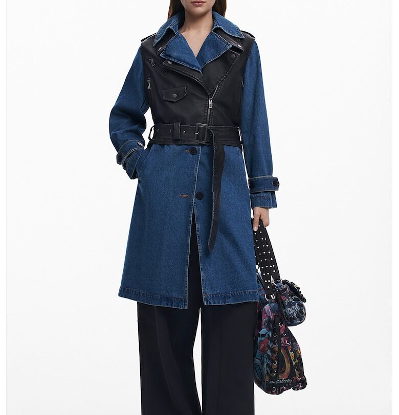 Тренч с дизайн 2в1 DESIGUAL