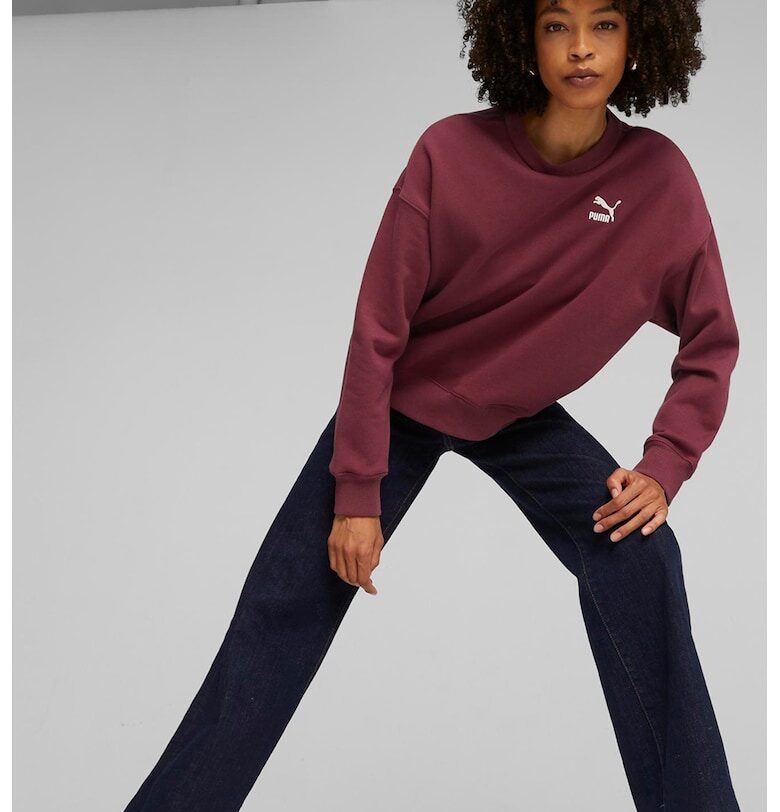 Уголемен суитшърт Classics с лого Puma
