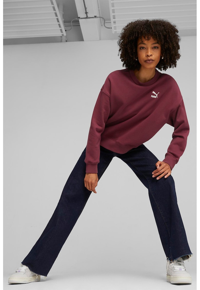 Уголемен суитшърт Classics с лого Puma