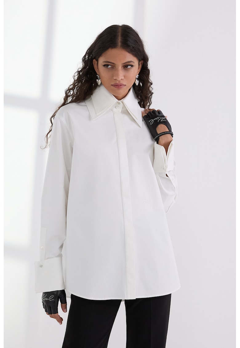 Уголемена риза с остра яка Karl Lagerfeld