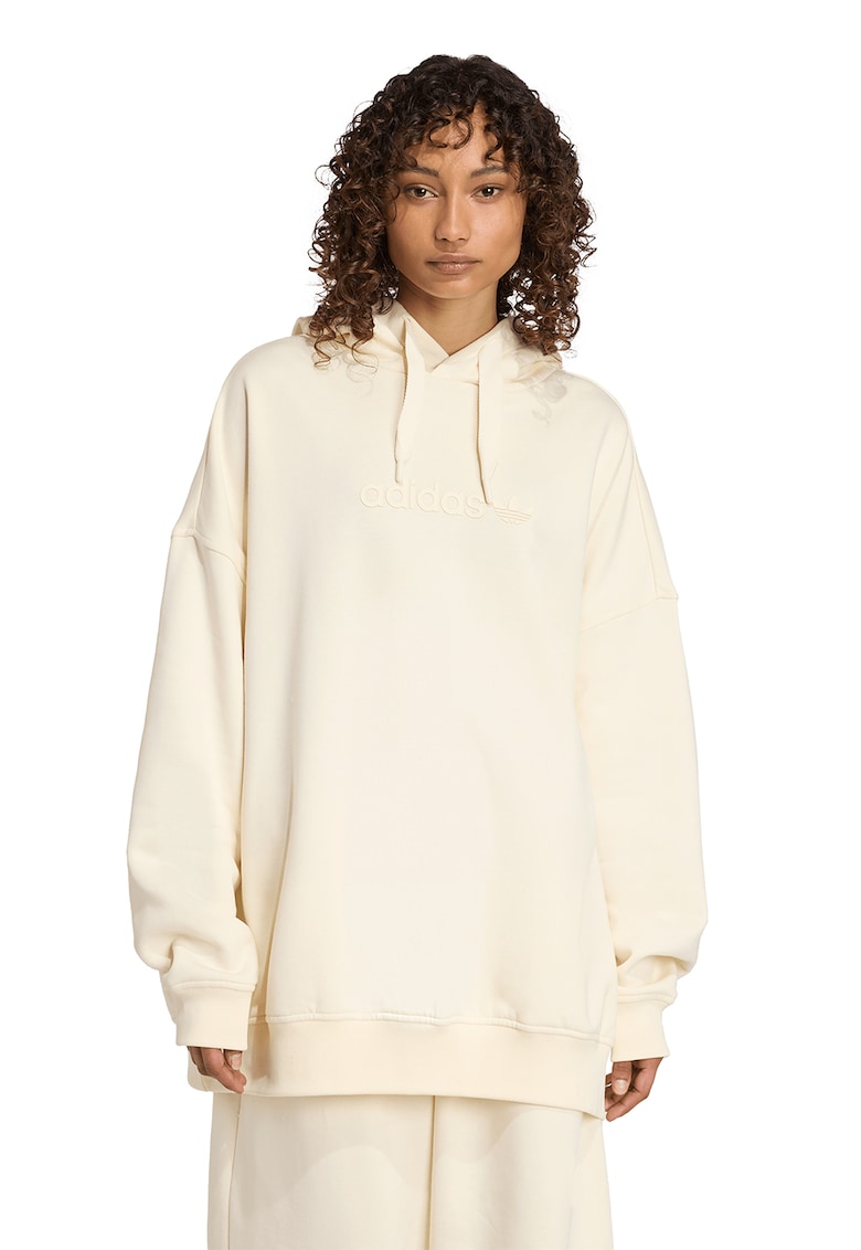 Уголемено худи с гумирано лого adidas Originals