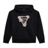 Уголемено худи с декоративни камъни GUESS KIDS