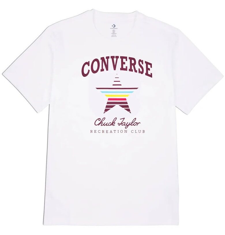 Унисекс памучна тениска Retro с лого Converse