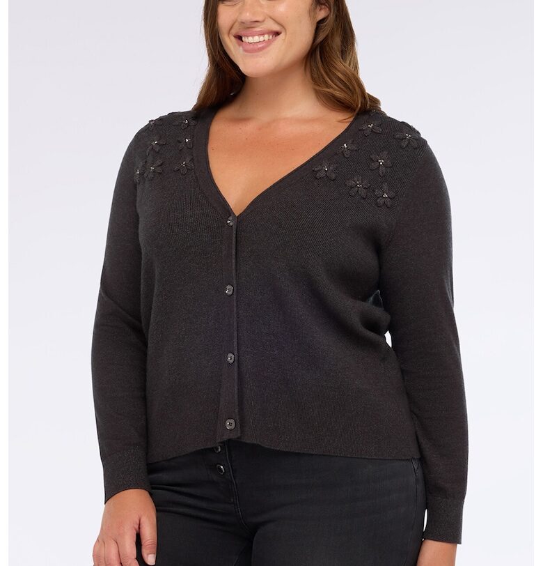 Фино плетена шпиц жилетка Fiorella Rubino