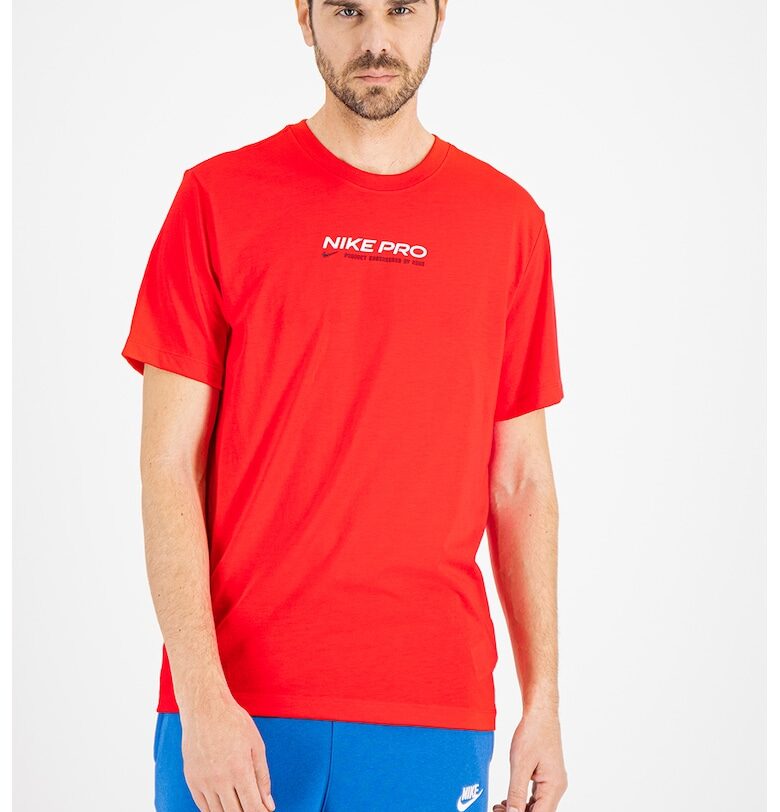 Фитнес тениска с лого и Dri Fit Nike