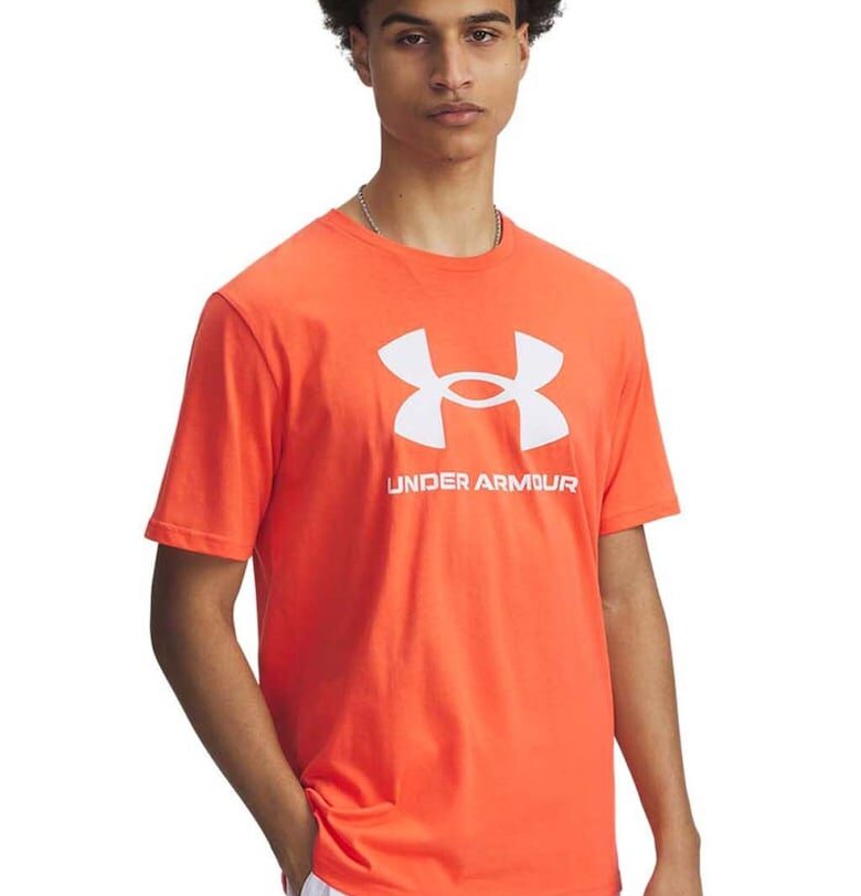 Фитнес тениска с памук с лого Under Armour