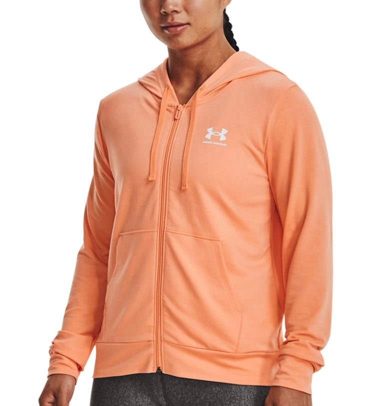 Фитнес худи Rival с лиосел и цип Under Armour