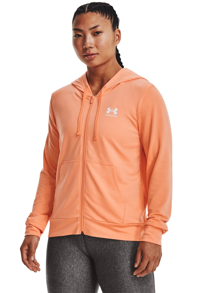 Фитнес худи Rival с лиосел и цип Under Armour