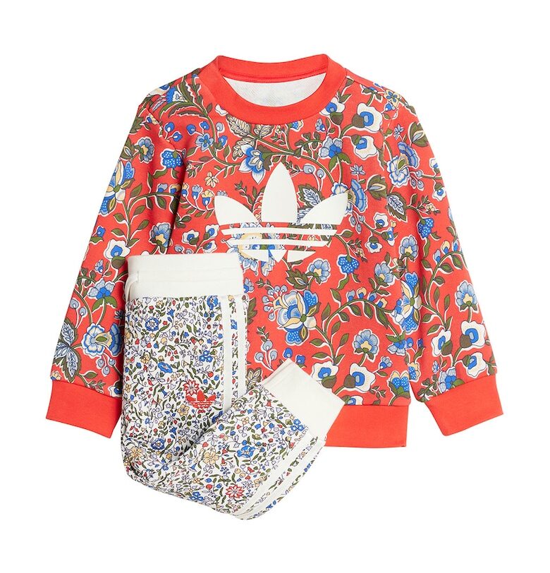 Флорален спортен екип с лого adidas Originals