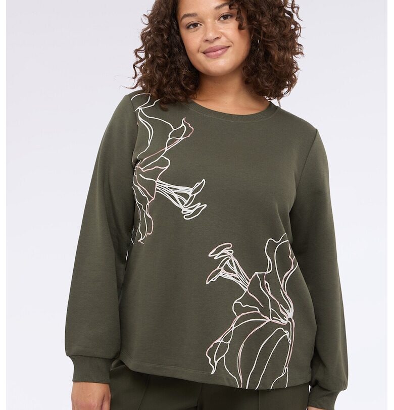 Флорален суитшърт Fiorella Rubino