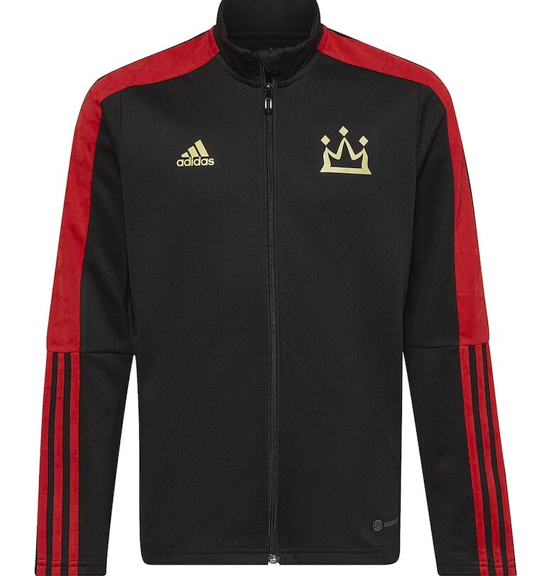 Футболна блуза Salah с цип и лого adidas Performance