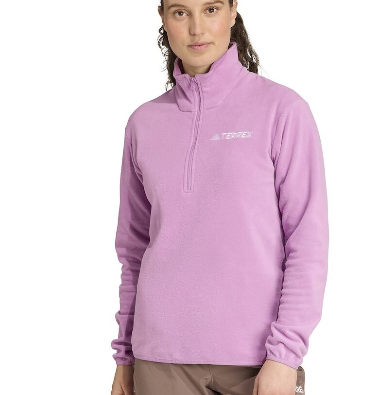 Хайкинг суитшърт с къс цип adidas Performance