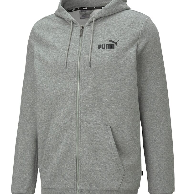 Худи Essentials с цип и лого Puma