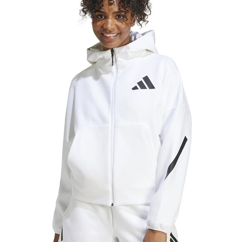 Худи Z.N.E. с паднали ръкави и скосени джобове adidas Sportswear