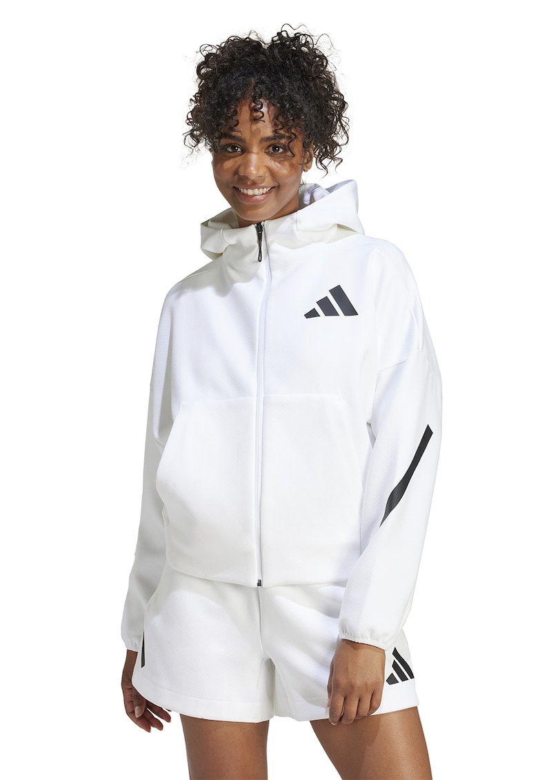 Худи Z.N.E. с паднали ръкави и скосени джобове adidas Sportswear