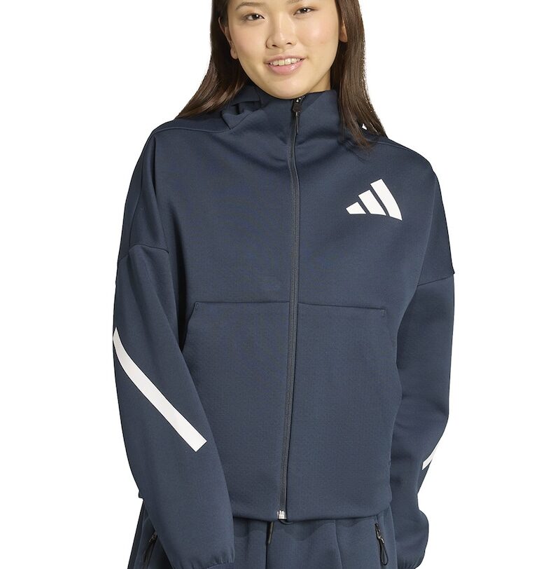 Худи Z.N.E. с паднали ръкави и скосени джобове adidas Sportswear