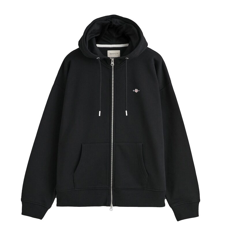 Худи с дълги ръкави и цип Gant