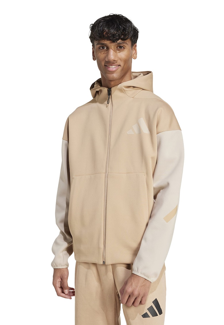 Худи с контрастни ръкави adidas Sportswear